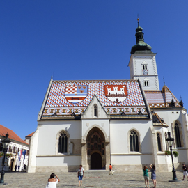 Eclectic Zagreb walking tour - St. Marks Church - Coat of arms - culture - history - fun - Upper Town - Croatia